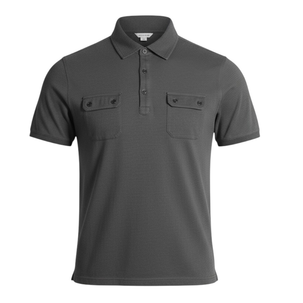 🔥 Calvin Klein Utility Polo – Men’s L – Minimalist w/ Edge ⚙️